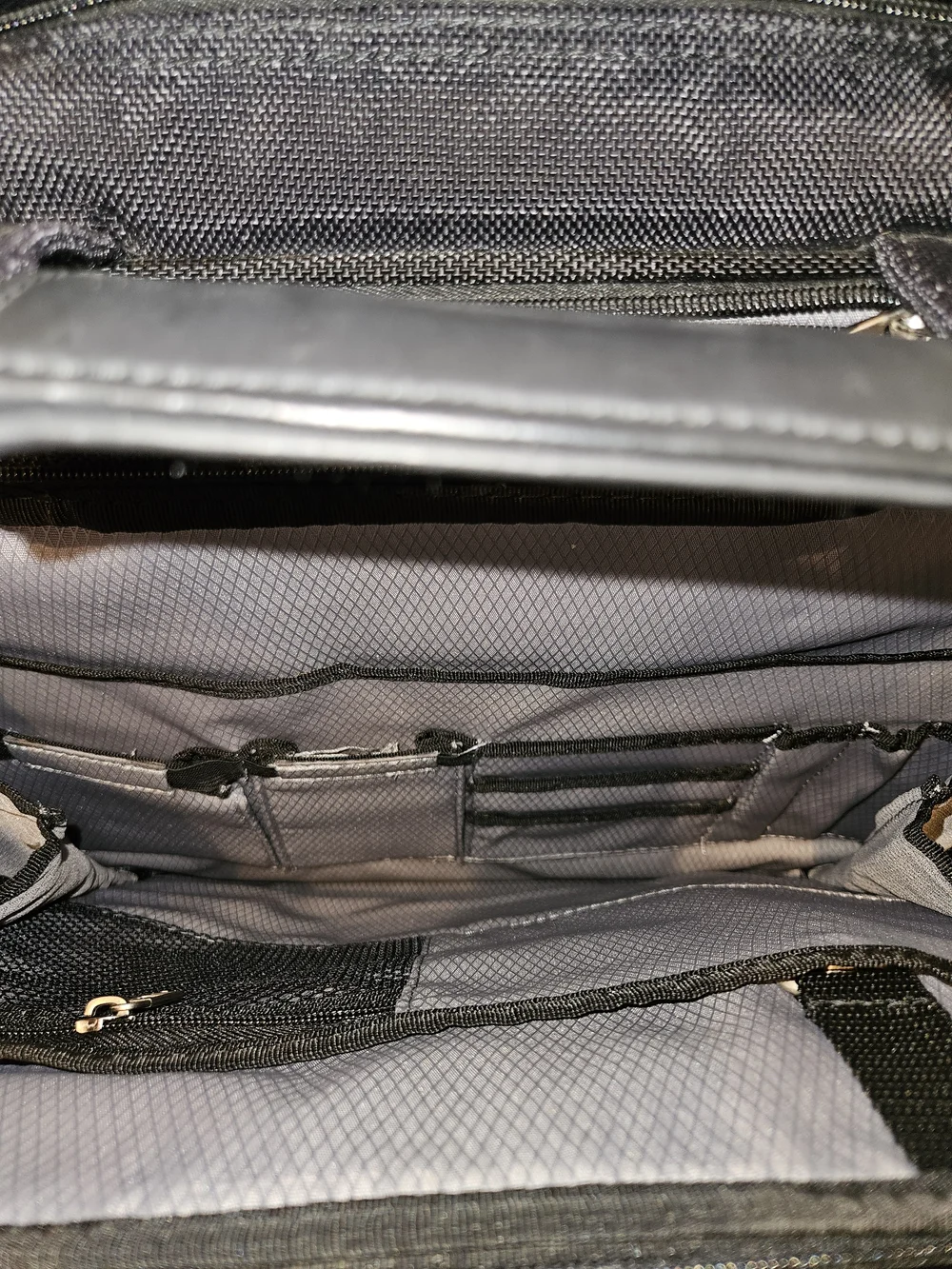 Samsonite Laptop Briefcase Messenger Bag Black Padded Computer Case Shoulder Str